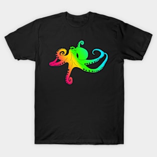 Octopus in rainbow colors T-Shirt
